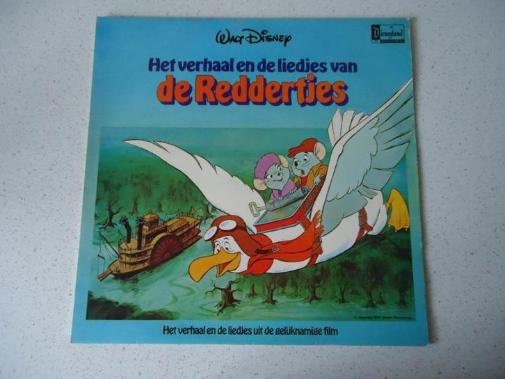 LP "Walt Disney's DE REDDERTJES" anno 1977., Cd's en Dvd's, Vinyl | Kinderen en Jeugd, Zo goed als nieuw, Verhaal of Sprookje