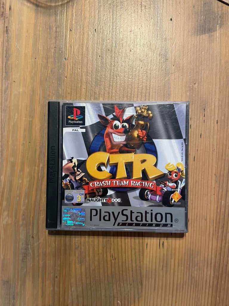 PlayStation 1 - CTR - crash team racing - MINT, Games en Spelcomputers, Ophalen of Verzenden, Zo goed als nieuw
