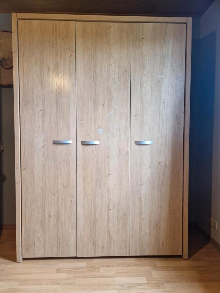 Chambre enfants (lit evolutif, garde robe, commode, chevet), Huis en Inrichting, Slaapkamer | Complete slaapkamers, Gebruikt, Ophalen