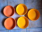 5 assiettes  tupperware