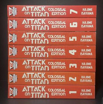Ensemble complet du manga Attack on Titan en édition colossa, Enlèvement ou Envoi, Comme neuf