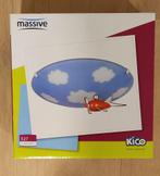 Massive lamp met vliegtuigje kinderkamer, Ophalen, Zo goed als nieuw, Lamp