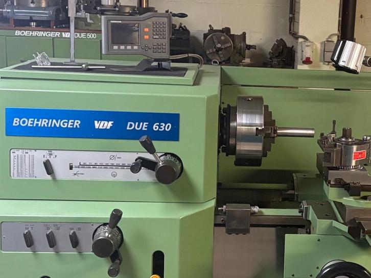 VDF Boehringer DUE 630 TOP TOESTAND, Doe-het-zelf en Bouw, Draaibanken, Zo goed als nieuw, Metaaldraaibank, 1000 mm of meer, Ophalen of Verzenden