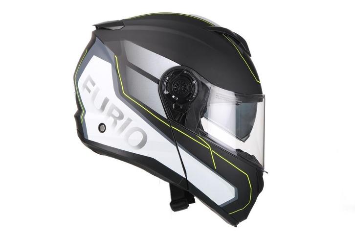 Vito Furio modulaire helm mat zwart/geel, Motoren, Kleding | Motorhelmen, Nieuw met kaartje, Ophalen of Verzenden
