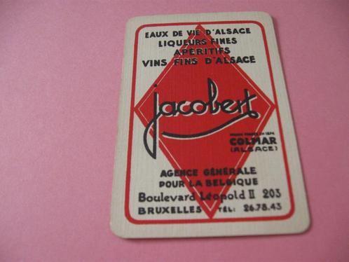 1 oude losse speelkaart Liqueurs Jacobert (137), Verzamelen, Speelkaarten, Jokers en Kwartetten, Zo goed als nieuw, Speelkaart(en)
