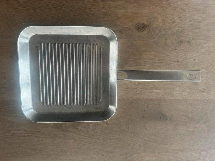 Demeyere grillpan, Huis en Inrichting, Keuken | Potten en Pannen, Zo goed als nieuw, Ophalen of Verzenden