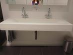 matte witte grote lavabo badkamer meubel, Minder dan 100 cm, 100 tot 150 cm, Gebruikt, 50 tot 75 cm