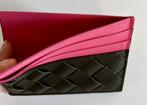 Bottega Veneta Intrecciatokaarthouder zwart roze uitverkocht, Ophalen of Verzenden, Nieuw, Zwart