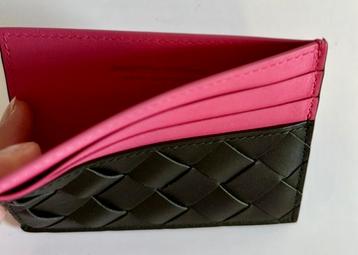 Porte-cartes Bottega Veneta Intrecciato En rupture de stock, Enlèvement ou Envoi, Neuf, Noir
