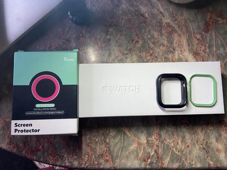 Apple Watch 7 GPS 45 mm, Handtassen en Accessoires, Smartwatches, Zo goed als nieuw, GPS, Ophalen of Verzenden