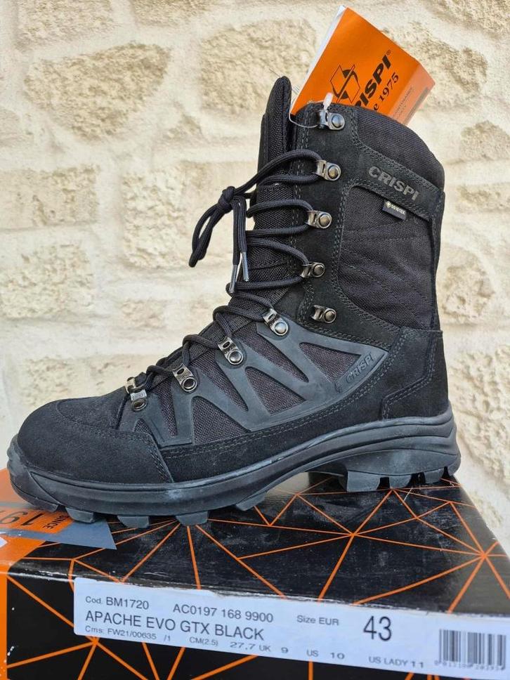Nieuw Crispi Apache Evo GTX zwart maat 43, Kleding | Heren, Schoenen, Nieuw, Wandelschoenen, Zwart, Verzenden