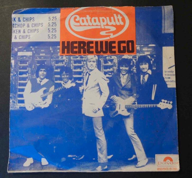 Catapult: "Here we go" (vinyl single 45T/7")(1976), CD & DVD, Vinyles Singles, Utilisé, Single, Pop, 7 pouces, Enlèvement ou Envoi