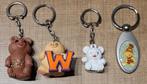 4 sleutelhangers: beertjes, Enlèvement ou Envoi, Utilisé, Peluche ou Figurine