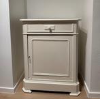 Wit massief houten dressoir, Huis en Inrichting, Kasten | Ladekasten, Ophalen, Gebruikt, 1 of 2 laden, 100 tot 150 cm