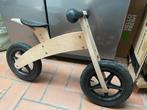 Houten loopfiets met luchtbanden, Kinderen en Baby's, Speelgoed | Buiten | Voertuigen en Loopfietsen, Ophalen, Zo goed als nieuw