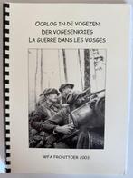 Oorlog in de Vogezen - WFA fronttoer gids, Ophalen of Verzenden