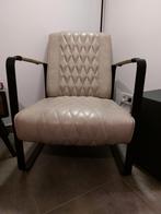 Fauteuil, chair, 1-zit, zeteltje, mancave, ZGAN,  staal, Ophalen, Minder dan 75 cm, Zo goed als nieuw, 50 tot 75 cm