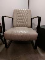 Fauteuil, chair, 1-zit, zeteltje, mancave, ZGAN,  staal, Moins de 75 cm, Comme neuf, Enlèvement, 50 à 75 cm