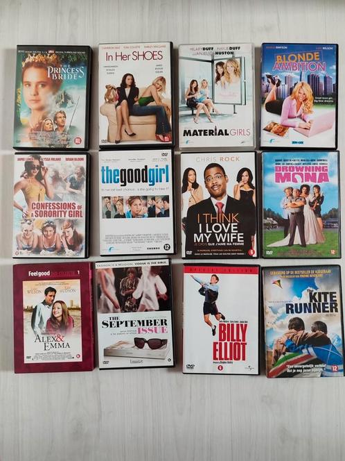 12 dvd verschillende NL ondertiteling vooral meiden films, Cd's en Dvd's, Dvd's | Komedie, Zo goed als nieuw, Ophalen of Verzenden