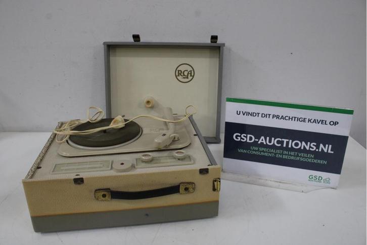 Vintage Draagbare RCA Koffergrammofoon, TV, Hi-fi & Vidéo, Tourne-disques