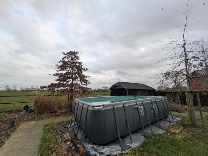Intex UltraXTR Frame 549x274 + glasfilter & zoutwatersysteem, Tuin en Terras, Zwembaden, Ophalen