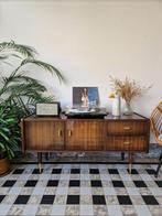 Vintage midcentury dressoir | platenspeler meubel | kast, Ophalen, Gebruikt, 100 tot 150 cm, Vintage