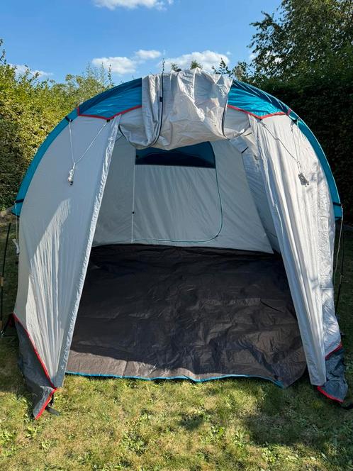 Koepeltent voor 4 personen Arpenaz 4.1 met 1 slaapruimte, Caravans en Kamperen, Tenten, tot en met 4, Zo goed als nieuw, Ophalen
