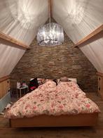 Hanglamp kroonluchter zwart tulle, Huis en Inrichting, Lampen | Kroonluchters, Ophalen, Gebruikt, Glas