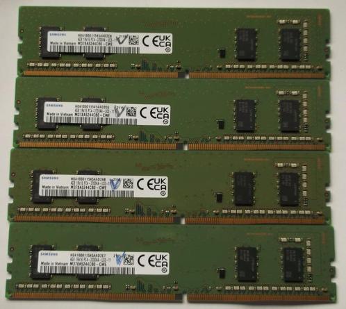 Kit 4 x 4 Gb DDR4 à 3200 Mhz, Computers en Software, RAM geheugen, 16 GB, DDR4, Ophalen of Verzenden