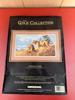 The Gold Collection African Lions, Ophalen, Nieuw, Handborduren, Borduurpakket