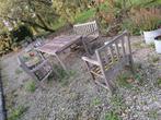 Oude teak meubelen GRATIS, Tuin en Terras, Ophalen, Gebruikt