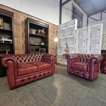 Chesterfield Cresswell fauteuil in New red // NIEUW! beschikbaar voor biedingen