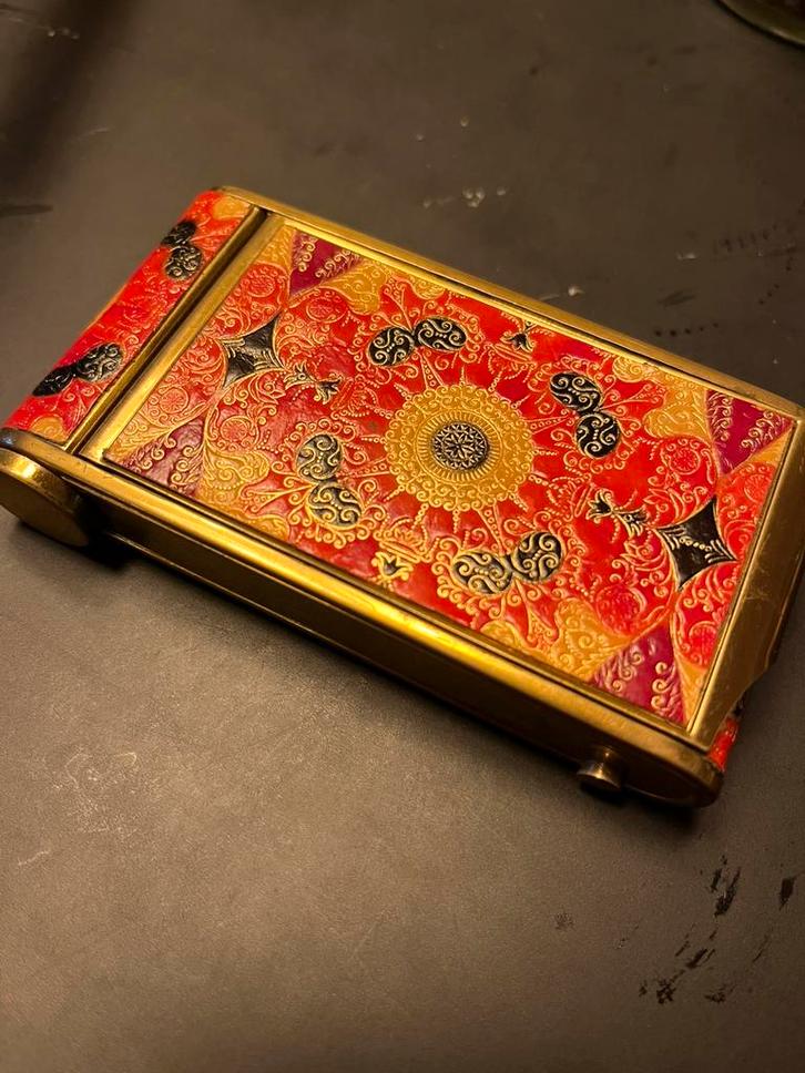 Vintage art deco vanity case camera-style, Antiek en Kunst, Curiosa en Brocante, Verzenden