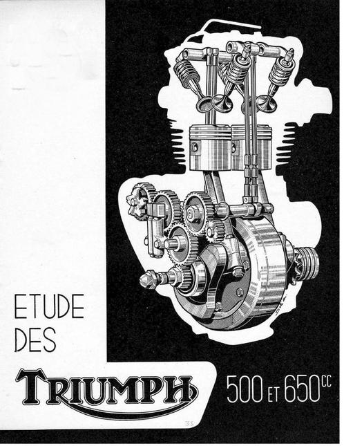RTM pour Moto TRIUMPH (1946-1970) en Français., Motos, Modes d'emploi & Notices d'utilisation, Triumph, Envoi
