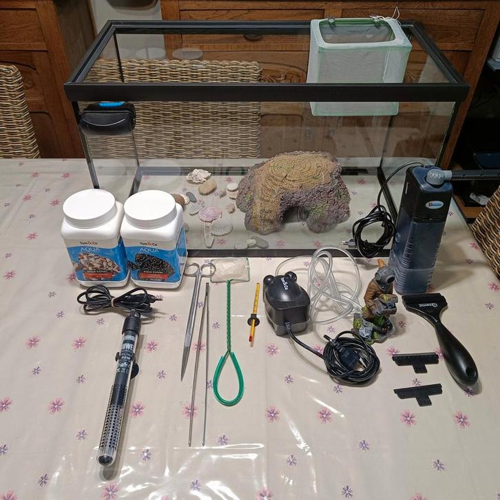 Aquarium 50L - complete set, Dieren en Toebehoren, Vissen | Aquaria en Toebehoren, Ophalen