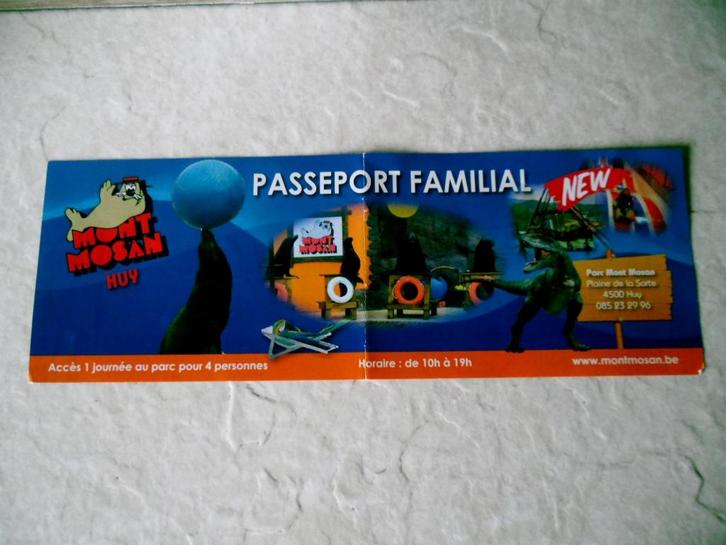 Entreeticket plaats familieticket Mont Mosan Park, Tickets en Kaartjes, Recreatie | Pretparken en Attractieparken