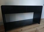 Zwarte consolekast, Ophalen, 100 tot 150 cm, Nieuw, Contemporain