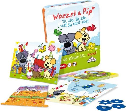 woezel & pip - ik zie wat jij niet ziet, Hobby en Vrije tijd, Gezelschapsspellen | Bordspellen, Nieuw, Een of twee spelers, Drie of vier spelers