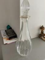Prachtige kristallen fles H 35cm, Ophalen, Zo goed als nieuw