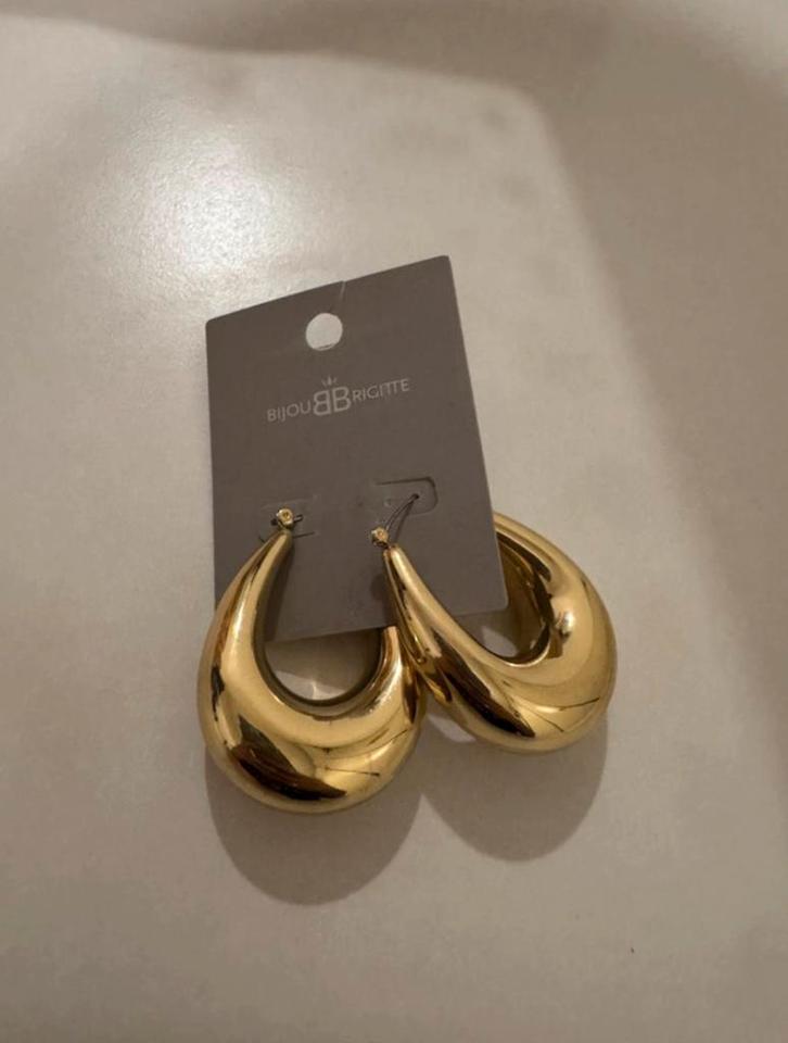 Druppel oorbellen bijou brigitte, Bijoux, Sacs & Beauté, Boucles d'oreilles, Comme neuf, Or, Enlèvement