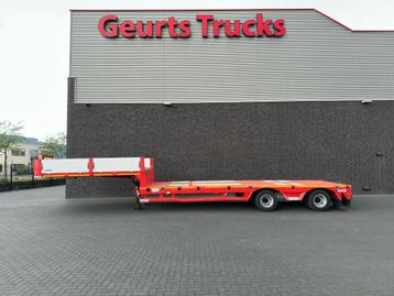 DANSON HLB45 2-AXEL EXTENDABLE SEMI DIEPLADER/TIEFLADER/LOWL, Overige brandstoffen, Aanhangers en Opleggers, Te koop, ABS