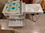 Verschoontafel met schuif en bad, Kinderen en Baby's, Kinderkamer | Commodes en Kasten, Ophalen