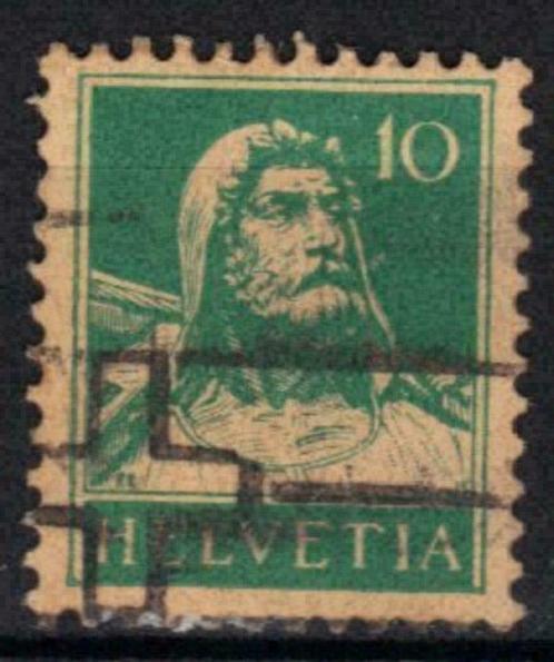 Zwitserland 1917-1922 - Yvert 161 - Willem Tell (ST), Postzegels en Munten, Postzegels | Europa | Zwitserland, Gestempeld, Verzenden