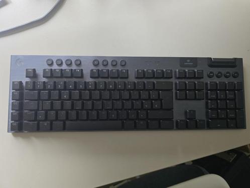 Logitech G915 LIGHTSPEED Draadloos Gaming Toetsenbord – RGB,, Computers en Software, Toetsenborden, Zo goed als nieuw, Azerty
