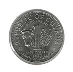 Guyana, 1 Dollar 1970, F.A.O., Postzegels en Munten, Munten | Amerika, Ophalen of Verzenden, Zuid-Amerika, Losse munt