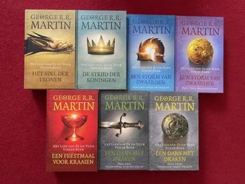 GEORGE R.R.MARTIN HET LIED VAN IJS EN VUUR DE COMPLETE SERIE beschikbaar voor biedingen