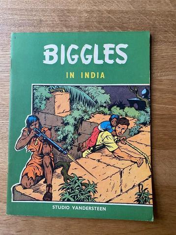 Biggles in India  1e druk 1966  Studio Vandersteen