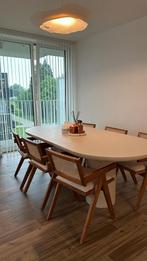Ovale tafel, Huis en Inrichting, Tafels | Eettafels, Ophalen, Gebruikt, 100 tot 150 cm, 200 cm of meer