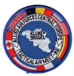 Belgian air force Tactical Air Meet Kleine Brogel, Ophalen of Verzenden, Luchtmacht, Embleem of Badge