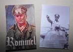 Erwin Rommel 8 foto's + postkaart, Verzenden, Landmacht, Foto of Poster